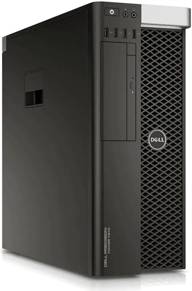 Alt view image 2 of 4 - Dell Precision T7810 Mid-Tower Workstation - 2x Intel Xeon E5-2620 v3 2.4GHz 6 Core Processors, 128GB DDR4 Memory, 512GB NVMe SSD, Nvidia Quadro K5200 Graphics Card, Windows 10 Pro
