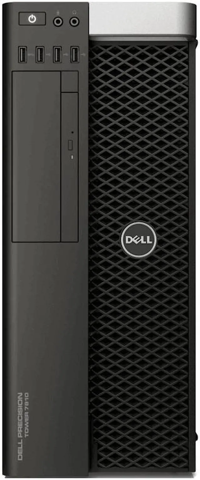 Main image of Dell Precision T7810 Mid-Tower Workstation - 2x Intel Xeon E5-2620 v3 2.4GHz 6 Core Processors, 128GB DDR4 Memory, 512GB NVMe SSD, Nvidia Quadro K5200 Graphics Card, Windows 10 Pro