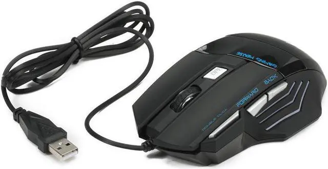 Alt view image 4 of 7 - 5500 DPI 7 Button LED Optical USB Wired Gaming Mouse Mice For Pro Gamer Cool