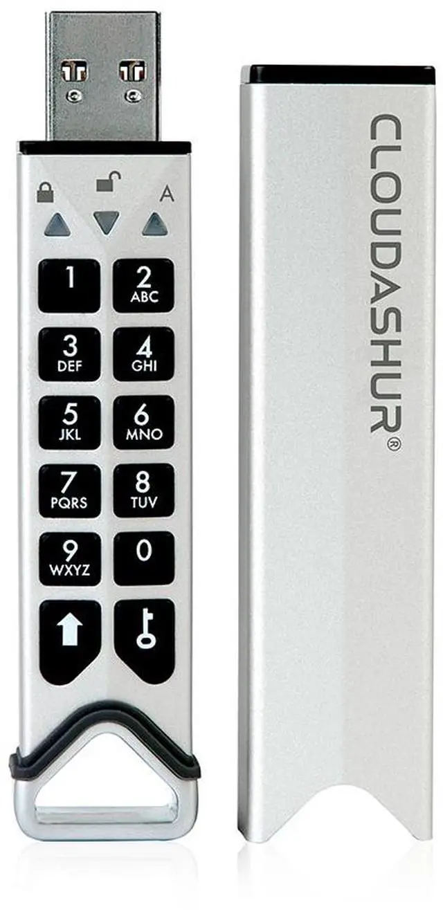 Main image of iStorage CloudAshur Hardware security module - Password protected, dust and water resistant, portable, military grade hardware encryption - 5 Factor authentication IS-EM-CA-256