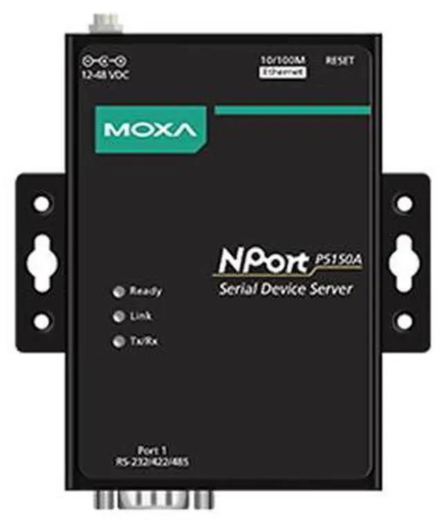 Main image of MOXA NPort 5150A-T 1-Port NPort Device Server, 10/100 Ethernet, RS-232/422/485 (NPort 5150A-T)