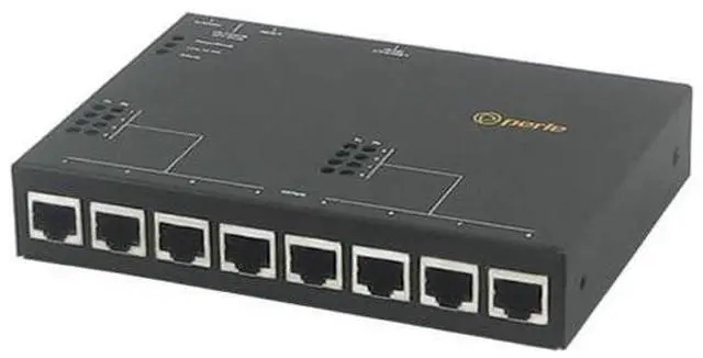 Alt view image 3 of 4 - Perle IOLAN SDG8 P Device Server - 512 MB - Twisted Pair - 1 x Network (RJ-45) - 8 x Serial Port - 10/100/1000Base-T - Gigabit Ethernet - Management Port - Wall Mountable, Panel-mountable, Rail-mounta