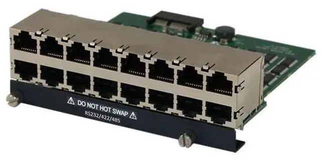 Main image of Perle 04033820 IOLAN G16 RS-Multi Card: Interface Module with 16 x software selectable RS232/422/485 RJ45 interfaces. Field upgr