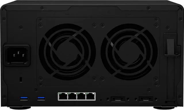 Alt view image 4 of 4 - Synology DiskStation DS1621+ NAS Server for Business with Ryzen CPU, 16GB Memory, 1TB M.2 SSD, 6TB SSD Storage, Synology DSM Operating System, iSCSI Target Ready