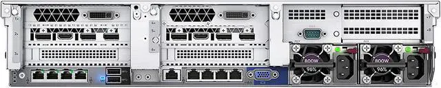 Alt view image 5 of 6 - HP ProLiant DL385 Gen10 Business Server Bundle with 2 EPYC 7302 16 Core 3.0GHz CPU, 512GB RAM, 7.68TB Enterprise SSDs, RAID, Rail Kit, Win Server 2019