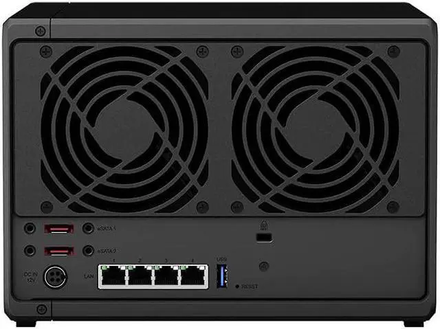Alt view image 4 of 4 - Synology DiskStation DS1520+ NAS Server for Business with Celeron CPU, 8GB DDR4 Memory, 1TB M.2 SSD, 5TB SSD Storage, Synology DSM Operating System
