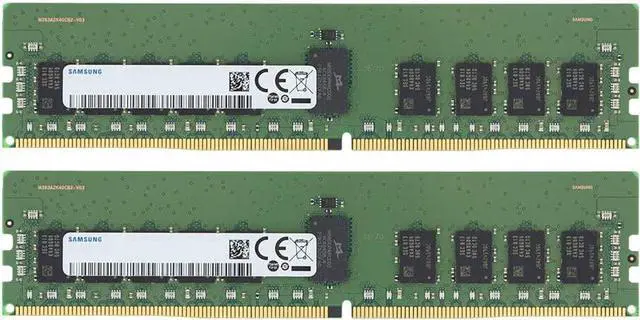 Main image of Samsung Memory Bundle with 32GB (2 x 16GB) DDR4 PC4-21300 2666MHz Memory Compatible with HP ProLiant ML30 G9, ML30 G10, DL20 G9, DL20 G10, MicroServer G10 Servers