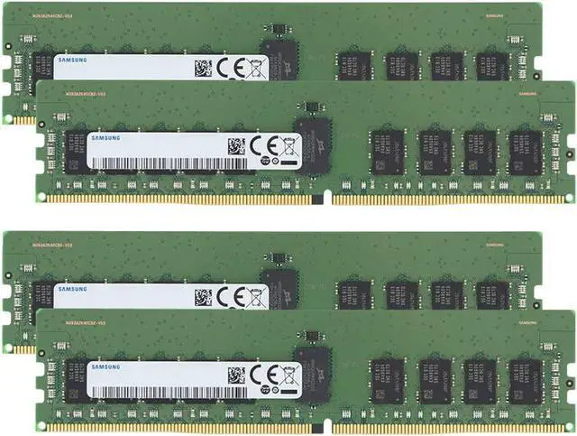 Main image of Samsung Memory Bundle with 64GB (4 x 16GB) DDR4 PC4-21300 2666MHz Memory Compatible with HP ProLiant ML30 G9, ML30 G10, DL20 G9, DL20 G10, MicroServer G10 Servers