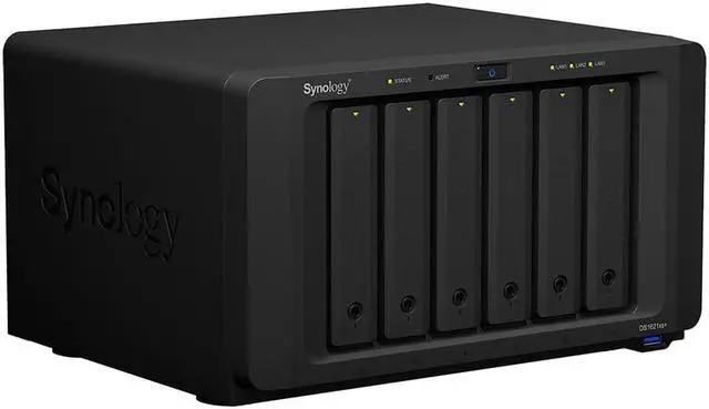 Alt view image 5 of 5 - Synology DiskStation DS1621+ NAS Server with Ryzen 2.2GHz CPU, 32GB Memory, 24TB SSD Storage, 1TB M.2 NVMe SSD, 4 x 1GbE LAN Port, DSM Operating System