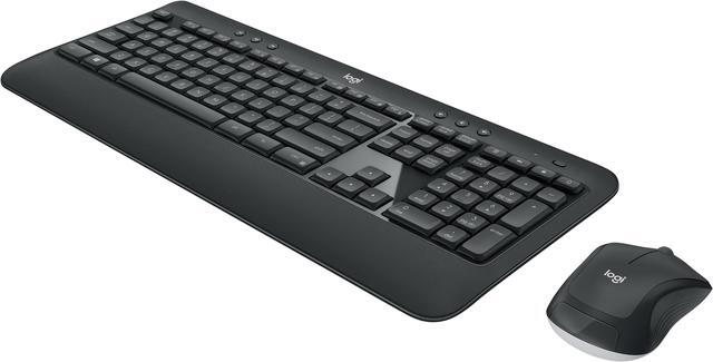 Alt view image 2 of 7 - Logitech MK540 Advanced Wireless Keyboard & Mouse Combo Active Lifestyle Travel Home Office Modern Bundle with Micro Glow in the Dark Portable Wireless Bluetooth Speaker, Gel Wrist Pad & Gel Mouse Pad