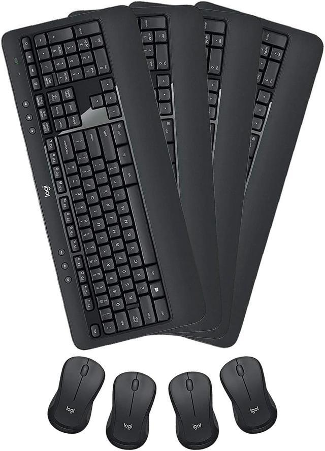Main image of Logitech MK540 Advanced Wireless Keyboard & Mouse Combo Travel Home Office Modern Bundle for PC & Laptop, Pack of 4