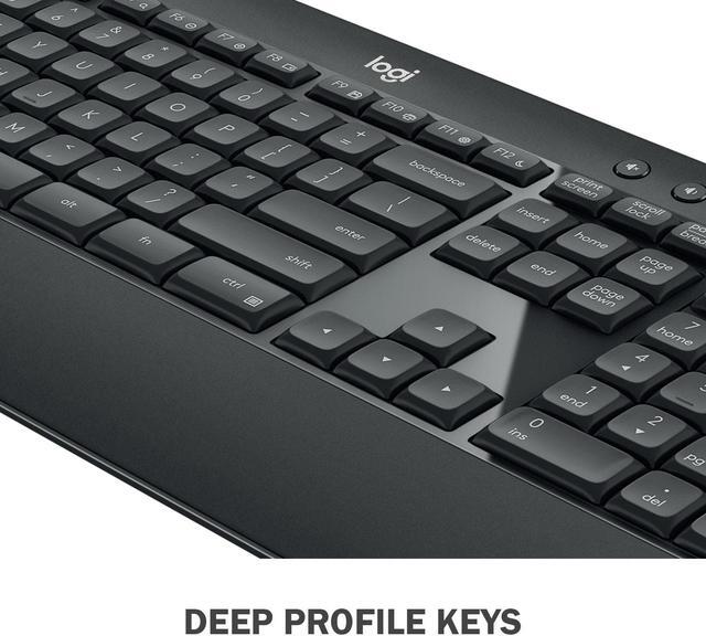 Alt view image 4 of 7 - Logitech MK540 Advanced Wireless Keyboard & Mouse Combo Travel Home Office Modern Bundle for PC & Laptop, Pack of 4