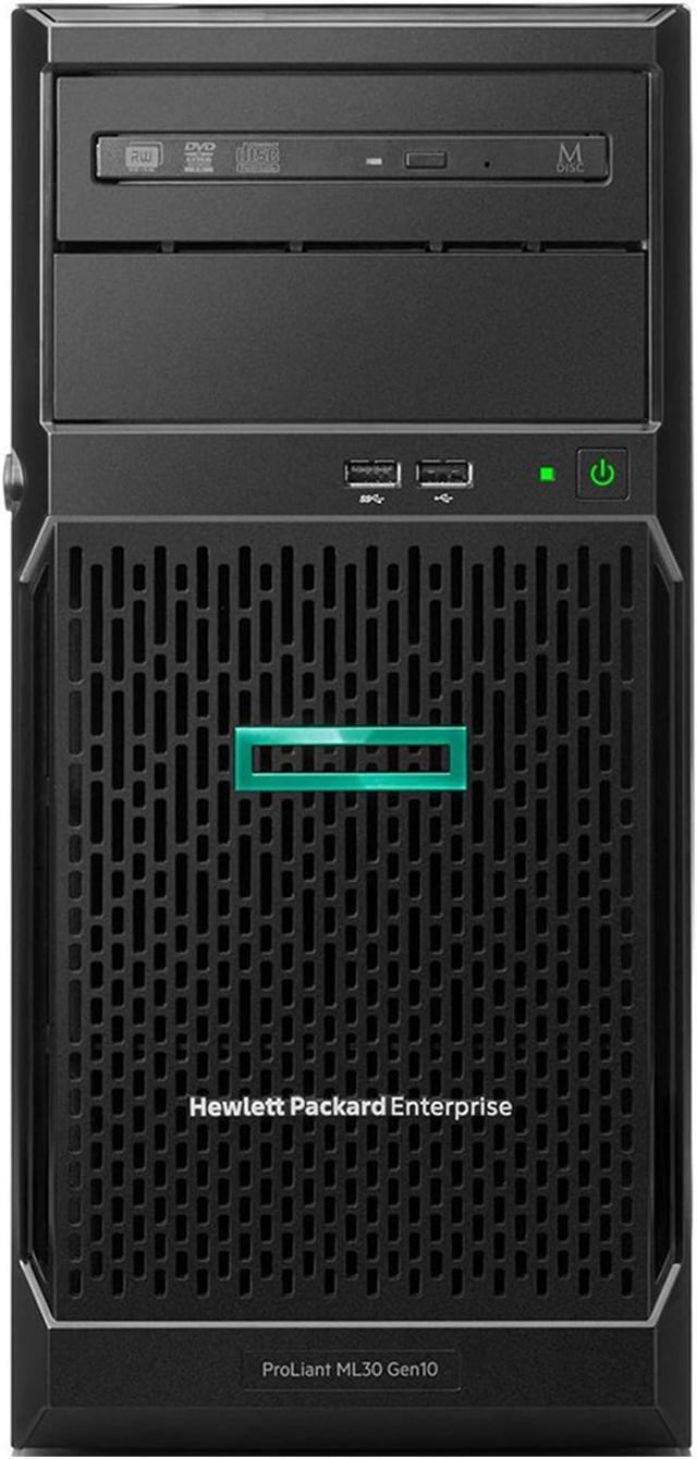 Main image of HPE ProLiant ML30 Gen10 Plus Tower Server, Xeon E-2314 4-Core 2.8GHz, 32GB DDR4 Memory, 4TB SSD Storage, RAID, iLO