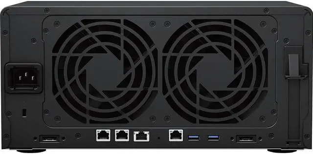 Alt view image 4 of 7 - Synology DiskStation DS1823xs+ NAS Server with Ryzen 3.35GHz CPU, 32GB Memory, 32TB HDD Storage, 1TB M.2 NVMe SSD, 1 x 10GbE LAN Port, DSM Operating System