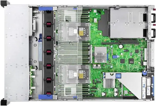 Alt view image 5 of 6 - HPE ProLiant DL380 Gen10 2U Rack Server Bundle with Dual Xeon 6130 2.10 GHz, 256GB DDR4 Memory, 15.36TB Enterprise SSD Storage, RAID, Dual Power, iLO, Rail Kit, Server 2022 Standard