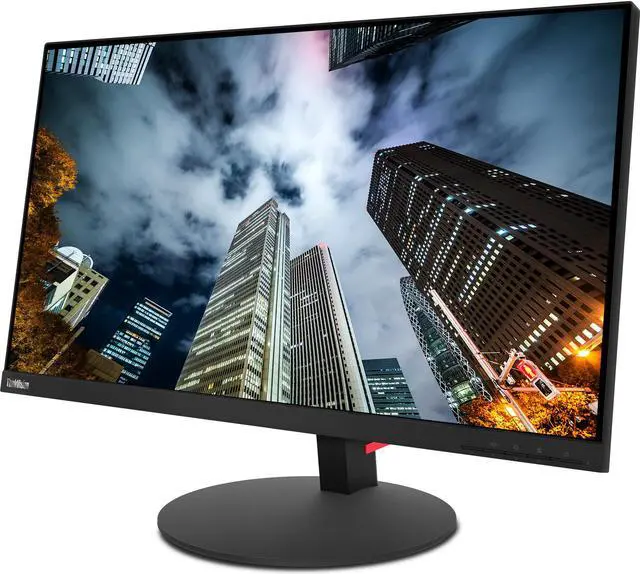 Alt view image 3 of 5 - Lenovo ThinkVision T27p 27-inch 3840 x 2160 LED Backlit 4K Ultra HD Widescreen LCD Monitor, 2-Pack Bundle with HDMI, VGA, DisplayPort, USB Hub, Ethernet, USB-C