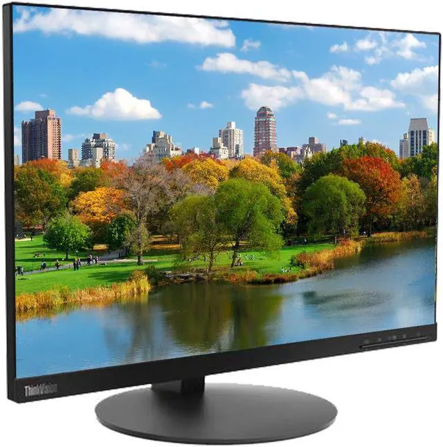 Alt view image 2 of 7 - Lenovo ThinkVision T23d 1920 x 1200 LED FHD LCD, 2-Pack Bundle with HDMI, DisplayPort, Dual Monitor Stand, ThinkPad Universal USB-C Multiport Dock, MK670 Wireless Keyboard & Mouse, Mouse & Wrist Pad
