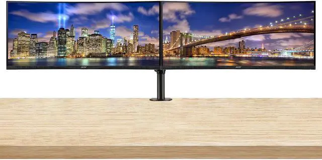 Main image of Acer CB382CUR 38-inch Curved 3840 x 1600 QHD+ Professional Monitor, 2-Pack bundle with Adaptive Sync, Eye Care, Dock, USB-C, HDMI, DisplayPort, USB, Integrated Speaker, Desk Mount Dual Monitor Stand
