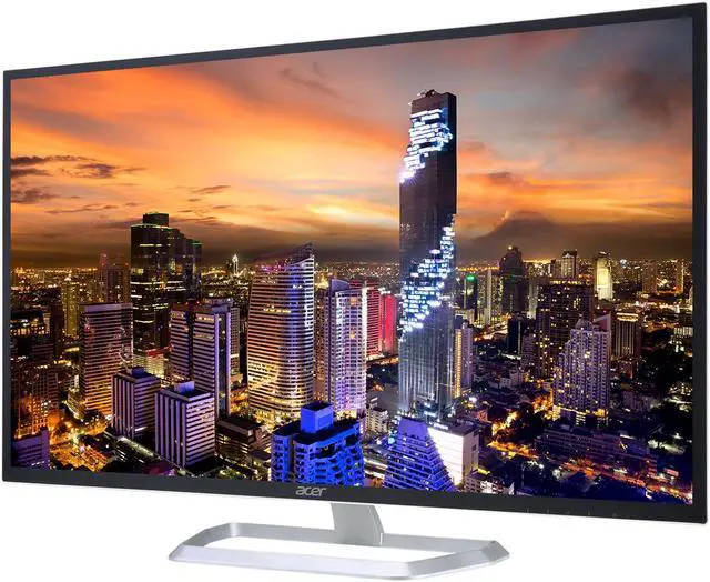 Alt view image 2 of 5 - Acer EB321HQU C 32-inch 1440P Quad HD IPS 60 Hz 4 ms LED Backlit Widescreen LCD Monitor, 2-Pack bundle with Eye Care, VGA, HDMI, DisplayPort, Desk Mount Dual Monitor Stand