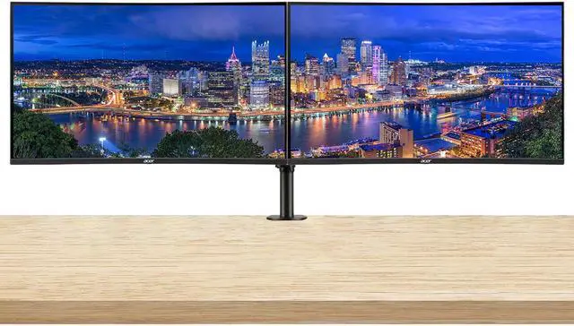 Main image of Acer Nitro ED320QR S Curved 32-inch 1080P Full HD 165 Hz 1 ms LED Gaming Monitor, 2-Pack bundle with Eye Care, Frameless, FreeSync, HDMI, DisplayPort, Desk Mount Dual Monitor Stand