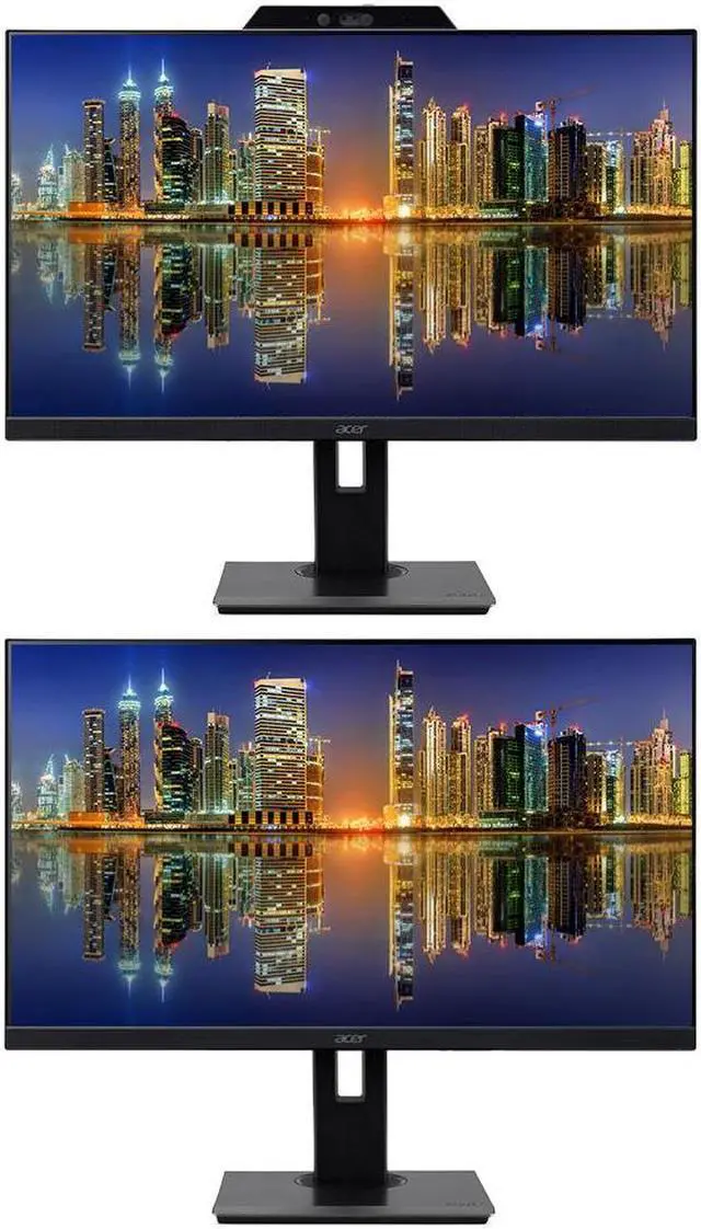 Main image of Acer Vero B8 B248Y 24-inch 1080P Full HD Monitor, 2-Pack bundle with Acer B247Y E, Webcam, USB-C, Ethernet, Dock, Daisy Chain, USB Hub, HDMI, DisplayPort, Integrated Speakers