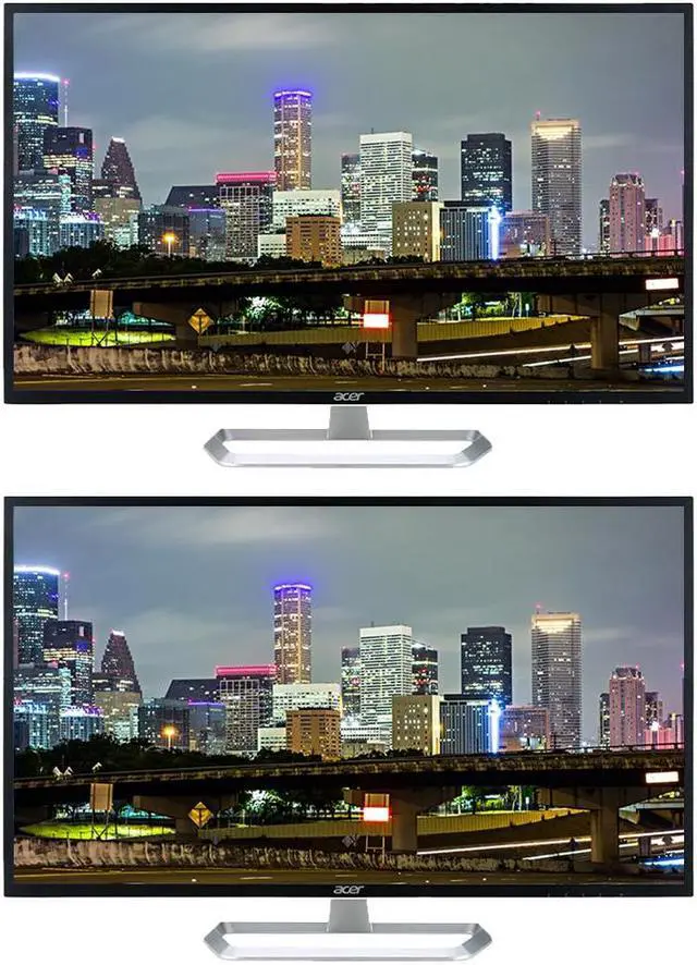 Main image of Acer EB321HQ 32-inch 1080P Full HD IPS 60 Hz 4 ms LED Backlit Widescreen LCD Monitor, 2-Pack bundle with Eye Care, VGA, HDMI