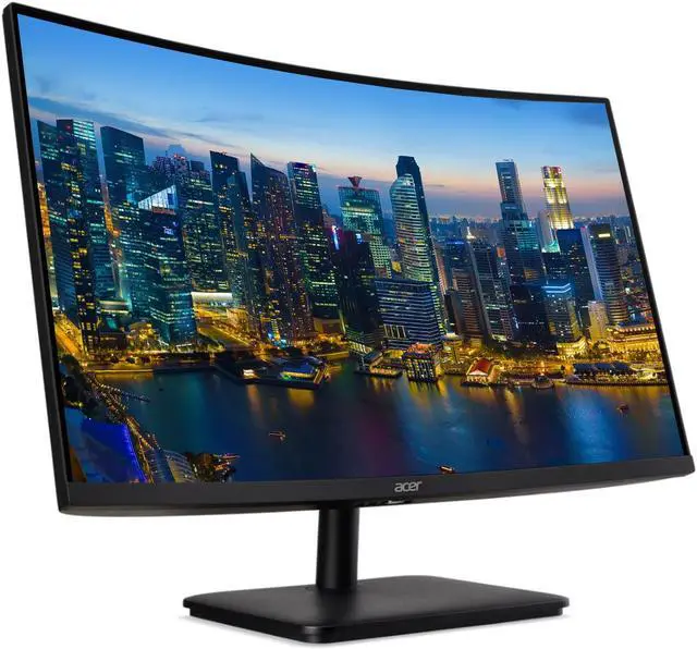 Alt view image 3 of 5 - Acer Nitro ED270R V Curved 27-inch 1080P Full HD 165 Hz 1 ms LED Gaming Monitor, 2-Pack bundle with Eye Care, Frameless, FreeSync, HDMI, DisplayPort