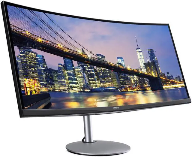 Alt view image 2 of 5 - Acer CB382CUR 38-inch Curved 3840 x 1600 QHD+ Professional Monitor, 2-Pack bundle with Adaptive Sync, Eye Care, Dock, USB-C, HDMI, DisplayPort, USB, Integrated Speaker, Desk Mount Dual Monitor Stand