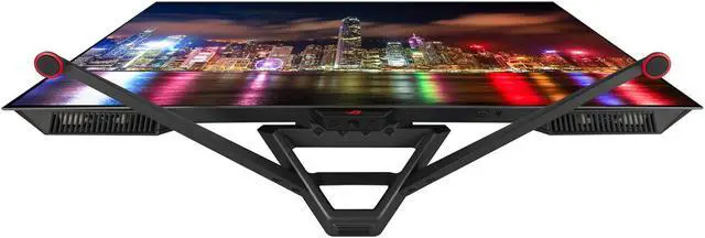 Alt view image 4 of 6 - Asus ROG Swift PG48UQ 48-inch UHD OLED 138 Hz 0.1 ms Gaming Monitor Bundle with Custom Heatsink, DisplayPort, HDMI, USB Hub, Integrated Speakers, Desk Mount Monitor Stand