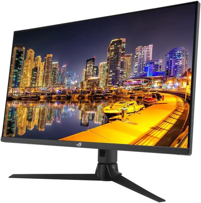 Alt view image 2 of 6 - Asus ROG Strix XG32UQ 32-inch 3840 x 2160 4K UHD 160 Hz 1 ms LCD Gaming Monitor, 2-Pack Bundle, Eye Care, FreeSync Premium, DisplayPort, HDMI, USB Hub, Desk Mount Dual Monitor Stand