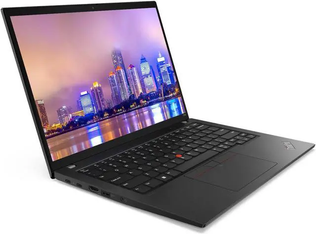 Alt view image 2 of 7 - Lenovo T14 Gen 4 Touchscreen 14" Ryzen 7, 16GB RAM, 512GB SSD, Windows 11 Pro ThinkPad Bundle with 2 x ThinkVision T27i 27" Monitors, Dual Stand, USB-C Dock, Keyboard & Mouse, Webcam, Headphones, Bag