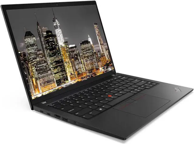 Alt view image 2 of 7 - Lenovo T14 Gen 4 Touchscreen 14" Ryzen 5, 16GB RAM, 512GB SSD, Windows 11 Pro ThinkPad Bundle with 2 x ThinkVision T27i 27" Monitors, Dual Stand, USB-C Dock, Keyboard & Mouse, Webcam, Headphones, Bag