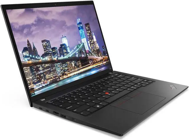 Alt view image 2 of 7 - Lenovo T14 Gen 4 Touchscreen 14" Ryzen 7, 16GB RAM, 512GB SSD, Windows 11 Pro ThinkPad Bundle with 2 x ThinkVision T24i 24" Monitors, Dual Stand, USB-C Dock, Keyboard & Mouse, Webcam, Headphones, Bag