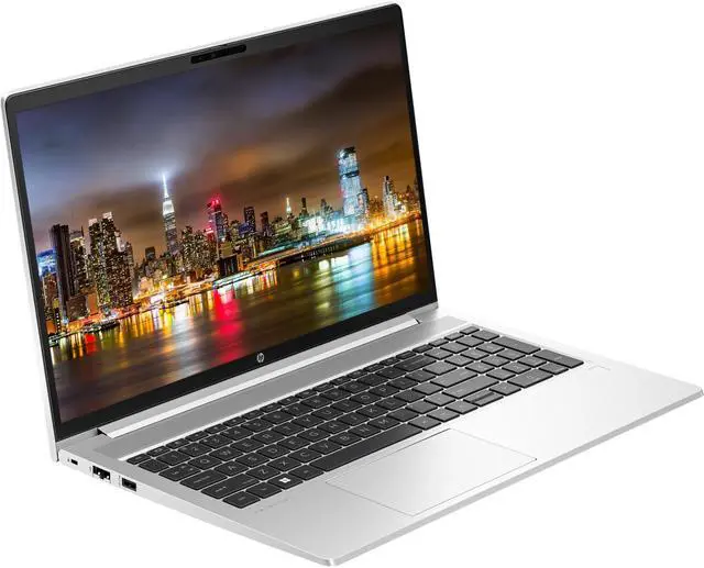 Alt view image 2 of 7 - HP ProBook 455 G10 15.6" Ryzen 5, 8GB RAM, 256GB SSD, Bundle with 2 x EliteDisplay E24 24" Monitors, Dual Stand, USB-C Dock, MK540 Wireless Keyboard and Mouse, Gel Pad, Webcam, Headphones, Bag