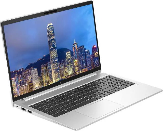 Alt view image 2 of 7 - HP EliteBook 650 G10 15.6" i5, 16GB RAM, 512GB SSD, Windows 11 Pro Notebook Bundle with 2 x EliteDisplay E27 27" Monitors, Dual Stand, USB-C Dock, Keyboard and Mouse, Webcam, Headphones, Bag