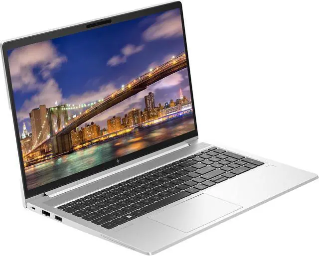 Alt view image 2 of 7 - HP EliteBook 650 G10 15.6" i5, 16GB RAM, 512GB SSD, Windows 11 Pro Notebook Bundle with 2 x EliteDisplay E27 27" Monitors, Dual Stand, USB-C Dock, Keyboard and Mouse, Webcam, Headphones, Bag
