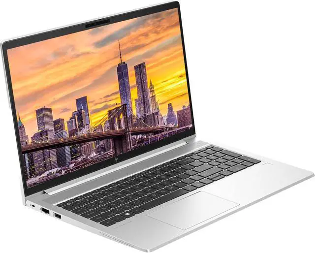 Alt view image 2 of 7 - HP EliteBook 645 G10 14" Ryzen 7, 32GB RAM, 1TB SSD, Windows 11 Pro Notebook Bundle with 2 x EliteDisplay E27 27" Monitors, Dual Stand, USB-C Dock, Keyboard and Mouse, Webcam, Headphones, Bag