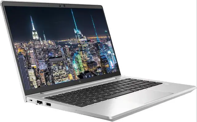 Alt view image 2 of 7 - HP EliteBook 645 G10 14" Ryzen 7, 32GB RAM, 1TB SSD, Windows 11 Pro Notebook Bundle with 2 x EliteDisplay E27 27" Monitors, Dual Stand, USB-C Dock, Keyboard and Mouse, Webcam, Headphones, Bag