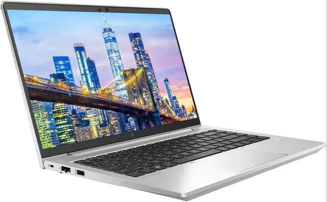 Alt view image 2 of 7 - HP EliteBook 640 G10 14" i5, 16GB RAM, 256GB SSD, Windows 11 Pro Notebook Bundle with 2 x EliteDisplay E24 24" Monitors, Dual Stand, USB-C Dock, Keyboard and Mouse, Webcam, Headphones, Bag