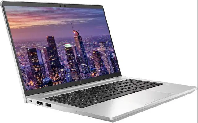 Alt view image 2 of 7 - HP EliteBook 640 G10 14" i5, 8GB RAM, 256GB SSD, Windows 11 Pro Notebook Bundle with 2 x EliteDisplay E27 27" Monitors, Dual Stand, USB-C Dock, Keyboard and Mouse, Webcam, Headphones, Bag