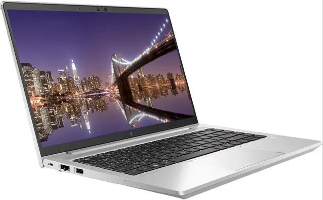 Alt view image 2 of 7 - HP EliteBook 640 G10 Touchscreen 14" i7, 16GB RAM, 512GB SSD, Windows 11 Pro Notebook Bundle with 2 x EliteDisplay E27 27" Monitors, Dual Stand, USB-C Dock, Keyboard and Mouse, Webcam, Headphones, Bag