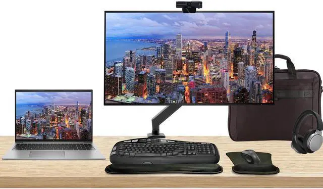 Main image of HP Notebook ZBook Firefly G10 16" i7, 16GB RAM, 512GB SSD, Windows 11Pro, Z Display Z32k 32" 4K Monitor Bundled with Mount, MK670 Wireless Keyboard and Mouse, Webcam, Wireless Headphones and Bag