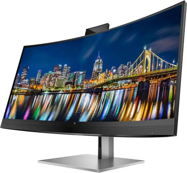 Alt view image 4 of 7 - HP Notebook ZBook Firefly G10 Touchscreen 14" Ryzen 9 Pro, 32GB RAM, 512GB SSD, Windows 11Pro, Z Display Z34c 34" Curved Monitor with Webcam Bundle, Mount, Keyboard, Mouse, Wireless Headphones and Bag
