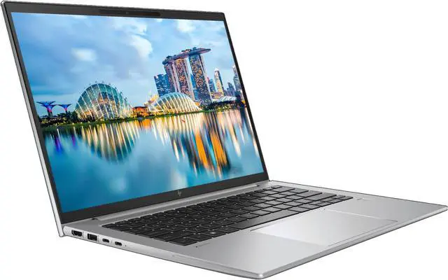 Alt view image 2 of 7 - HP Notebook ZBook Firefly G10 Touchscreen 14" Ryzen 9 Pro, 32GB RAM, 512GB SSD, Windows 11Pro, Z Display Z32k 32" 4K Monitor Bundle, Desk Mount, Keyboard and Mouse, Webcam, Wireless Headphones and Bag