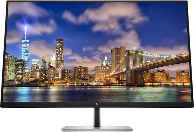 Alt view image 2 of 7 - HP EliteDisplay E32k G5 32 inch 4K UHD IPS Monitor, 2-Pack Bundle with HDMI, USB-C, Ethernet, Display Port, Speakers, Stand, Wireless Keyboard and Mouse, Wrist Pad, and USB-C Dock