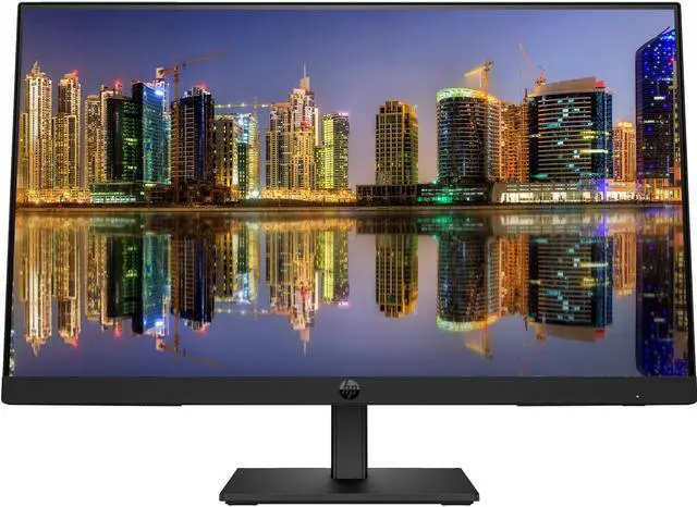Alt view image 2 of 7 - HP P24h G5 24 inch 1920 x 1080 FHD LCD Monitor, 2-Pack Bundle with HDMI, VGA, and Display Port, Speakers, Stand, MK270 Wireless Keyboard and Mouse, Gel Wrist Pad, and USB-C Dock