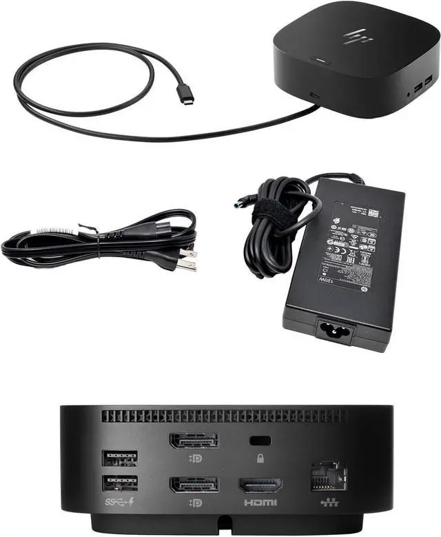 Alt view image 4 of 7 - HP EliteDisplay E24u G5 24 inch FHD LCD IPS Monitor, 2-Pack Bundle with HDMI, USB-C, Ethernet, Display Port, Stand, MK270 Wireless Keyboard and Mouse, Gel Wrist Pad, and USB-C Dock