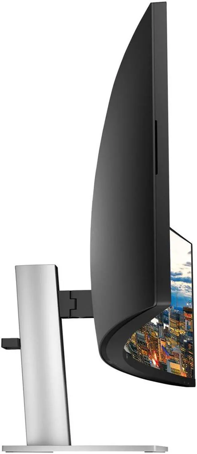 Alt view image 3 of 7 - HP EliteDisplay E45c G5 45 inch 5120 x 1440 DQHD Curved Monitor, Bundle with Full Dock, Ethernet, HDMI, DisplayPort, USB-C, Speaker, MK270 Wireless Keyboard and Mouse, Gel Wrist Pad, and Stand