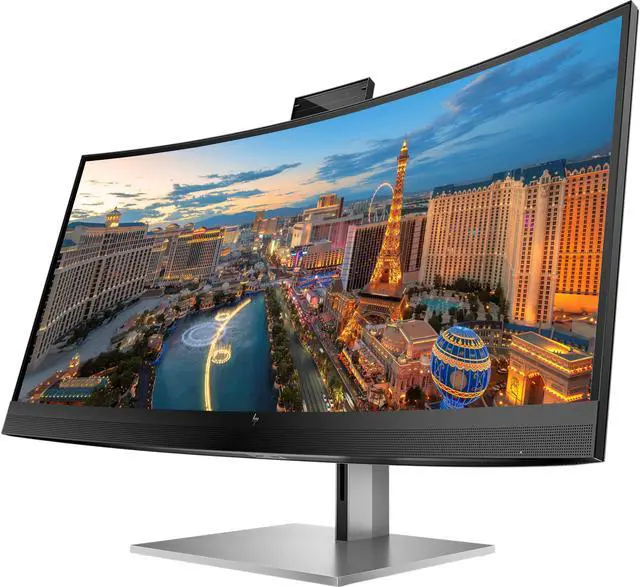 Alt view image 2 of 5 - HP Z Display Z34c G3 34 inch Curved 2K WQHD 3440 x 1440 LED-Backlit LCD IPS Monitor, with HDMI, USB Hub, DisplayPort, USB-C, Ethernet, Camera, and Built-in Speaker