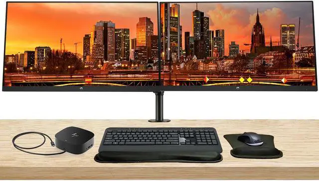 Main image of HP Z Display Z32k G3 32 inch 4K Ultra HD 3840 x 2160 LED-Backlit LCD IPS Monitor, 2-Pack Bundle with HDMI, USB Hub, DisplayPort, USB-C, Stand, MK540 Wireless Keyboard, Mouse, Wrist Pad, and USB-C Dock